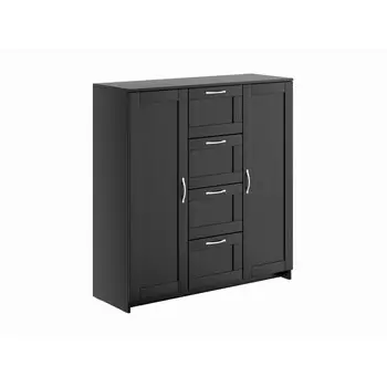 Тумба Шведский Стандарт Сириус 412х1171х1234 мм 2 двери 4 ящика дуб венге