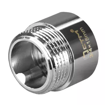 Удлинитель CTM 15 мм х 3/4 ВР(г) х 3/4 НР(ш) латунный (CREMF315)