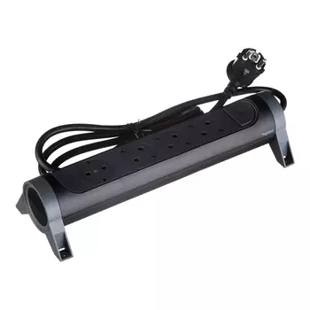 Удлинитель Legrand 4 розетки 1,5 м H05VV-F 3х1,5 кв.мм 16 А 3,68 кВт черный (694530)