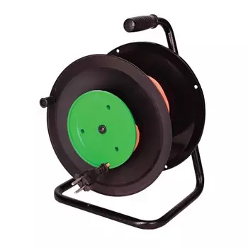 Удлинитель Volsten без заземления 30 м на катушке 2,2 кВт 4 розетки ПВС 2х0,75 кв.мм IP20