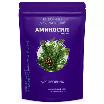 Удобрение для хвойных растений гранулированное Витамины Аминосил 300 г