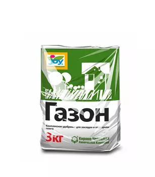 Удобрение сухое для закладки и подкормки газона Joy 3 кг