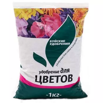 Удобрение минеральное сухое для цветов Буйские удобрения 1 кг