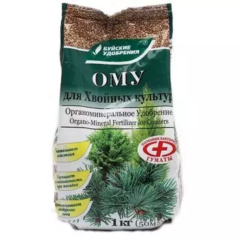 Удобрение органо-минеральное сухое для хвойных растений Буйские удобрения 1 кг