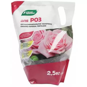 Удобрение органо-минеральное сухое для роз Буйские удобрения 2,5 кг