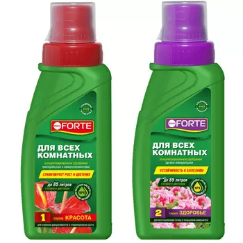 Удобрение жидкое для комнатных растений Красота + Здоровье Bona Forte 570 мл