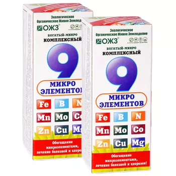 Удобрение минеральное жидкое для растений Богатый Микро Комплексный БашИнком 200 мл