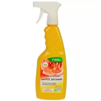 Удобрение комплексное жидкое для роз Чудо спрей Буйские удобрения 0,5 л