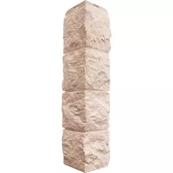 Угол наружный Альта-Профиль Туф Эко 580х150 мм кремовый