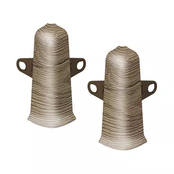 Угол наружный Деконика 70 мм дуб рустик Г-профиль (2 шт.)