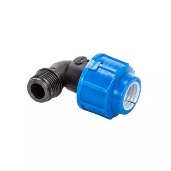 Угол ПНД Lammin компрессионный переходной 25х1 НР(ш)