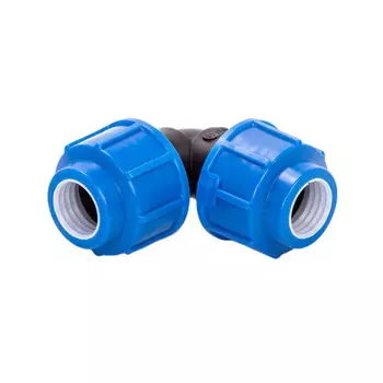 Угол ПНД Lammin компрессионный переходной 40х32 мм