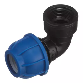 Угол ПНД Tebo компрессионный переходной 20х3/4 ВР(г)