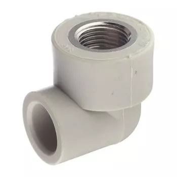 Угол полипропиленовый FV-Plast комбинированный 20 мм х 1/2 ВР(г) (218020)