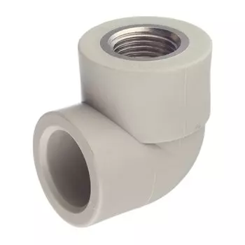 Угол полипропиленовый FV-Plast комбинированный 25 мм х 1/2 ВР(г) (218026)