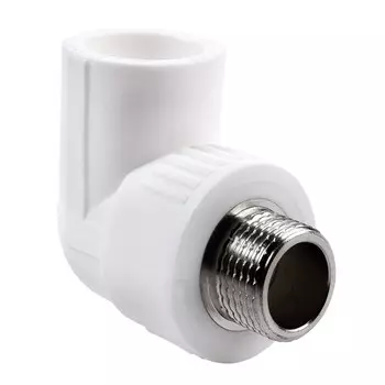 Угол полипропиленовый Lammin комбинированный 32 мм х 3/4 НР(ш) (Lm31051032020)