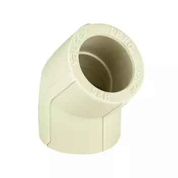 Угол полипропиленовый Valfex 25 мм 45° серый (10107025Г)