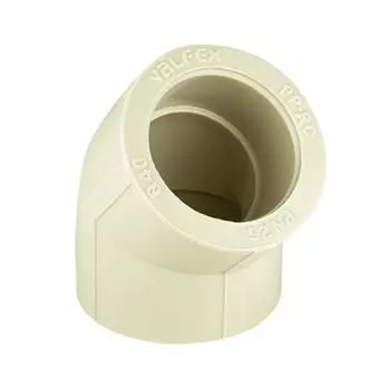 Угол полипропиленовый Valfex 40 мм 45° серый (10107040Г)