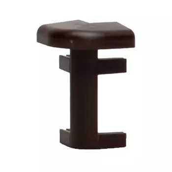 Угол ПВХ наружный Salag 50 мм темно-коричневый под ковролин (1 шт.)