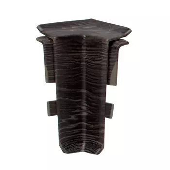 Угол ПВХ внутренний Salag NG 62 мм дуб паленый