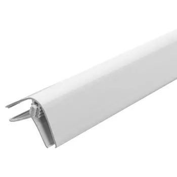 Угол универсальный разборный для панелей ПВХ 5х3000 мм матовый белый