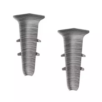 Угол внутренний Деконика 70 мм алюминий темный Г-профиль (2 шт.)