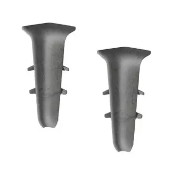 Угол внутренний Деконика 70 мм лофт серый Г-профиль (2 шт.)