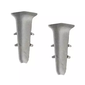 Угол внутренний Деконика 70 мм лофт светло-серый Г-профиль (2 шт.)