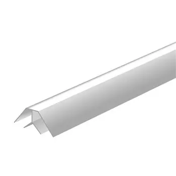 Угол внутренний для панелей ПВХ 10х3000 мм серый