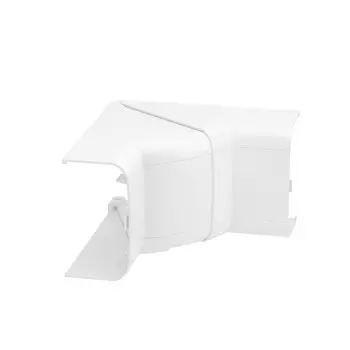 Угол внутренний изменяемый для кабель-канала DKC 90х50 мм белый (09551)