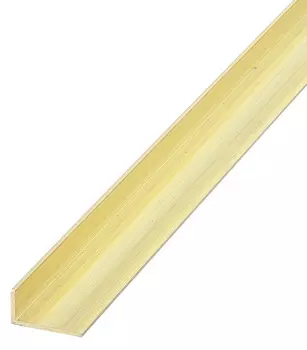 Уголок латунный 20х10х1,5х1000 мм GAH Alberts