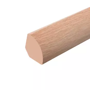 Уголок ПВХ 10х10х2700 мм округлый 201 дуб