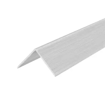 Уголок ПВХ 22х22х2700 мм 186 алюминий