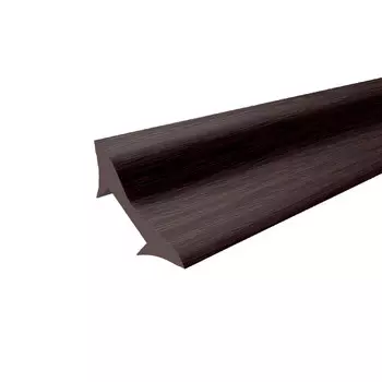 Уголок ПВХ 22х22х2700 мм 302 венге черный