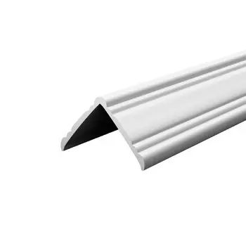 Уголок ПВХ 40х40х2700 мм фигурный 001 белый