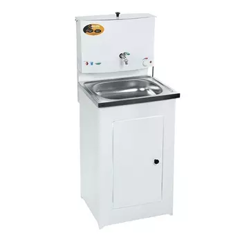 Умывальник дачный Вихрь 17 л с подогревом мойка из нержавеющей стали белый (74/4/1)