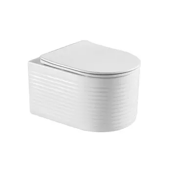 Унитаз подвесной Corsa Deco LXH Tornado безободковый с сиденьем дюропласт микролифт (WHLXH500ST)