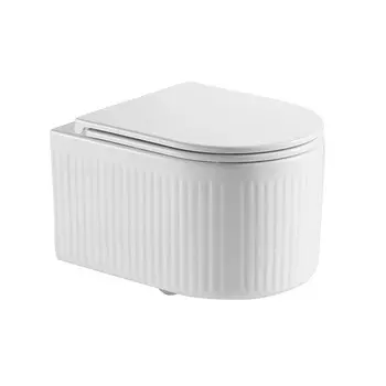 Унитаз подвесной Corsa Deco LXV Tornado безободковый с сиденьем дюропласт микролифт (WHLXV500ST)