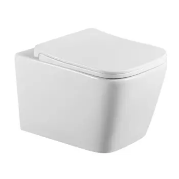 Унитаз подвесной Lavelly Top безободковый с сиденьем дюропласт микролифт (966572)