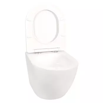 Унитаз подвесной Tokito Tatsumaki Mommo 4.0 безободковый белый с сиденьем дюропласт микролифт (TOK-TATSUMAKI-4-0TM)