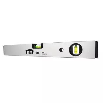 Уровень пузырьковый КМ 40 см 2 глазка коробчатый