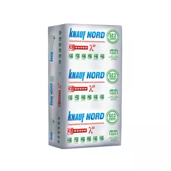 Утеплитель Knauf Nord 100х600х1250 мм 4,5 кв.м