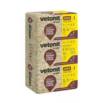 Утеплитель Vetonit Теплые Стены Стронг 50х610х1000 мм 6,1 кв.м