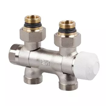 Узел нижнего подключения SR Rubinetterie Free Style 1/2 НР(ш) х 3/4 НР(ш) для радиатора (0707-1500N0E0)