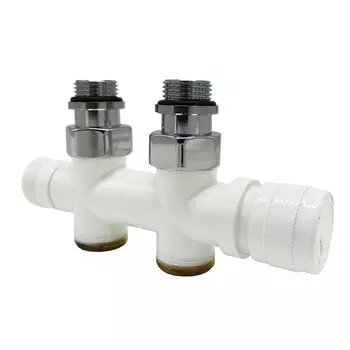 Узел нижнего подключения SR Rubinetterie Tondera 1/2 НР(ш) х 3/4 НР(ш) ЕК для радиатора (0682-1500VCEA)