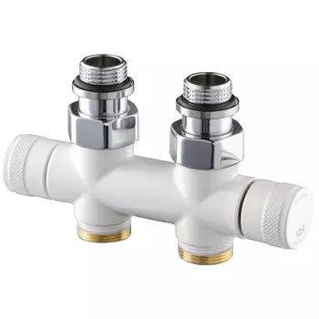 Узел нижнего подключения SR Rubinetterie Tondera 1/2 НР(ш) х 3/4 НР(ш) ЕК для радиатора (0692-1500VCEA)