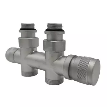 Узел нижнего подключения SR Rubinetterie Tondera 1/2 НР(ш) х 3/4 НР(ш) ЕК для радиатора (0682-1500CSE0)