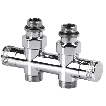 Узел нижнего подключения SR Rubinetterie Tondera 1/2 НР(ш) х 3/4 НР(ш) ЕК для радиатора (0692-1500C0E0)