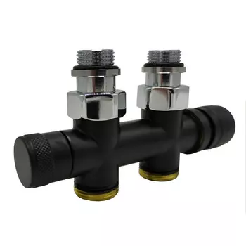 Узел нижнего подключения SR Rubinetterie Tondera 1/2 НР(ш) х 3/4 НР(ш) ЕК для радиатора (0682-1500VCES)