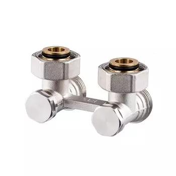 Узел нижнего подключения угловой SR Rubinetterie Free Style 3/4 ВР(г) х 3/4 НР(ш) ЕК для радиатора (0740-2000N0E0)